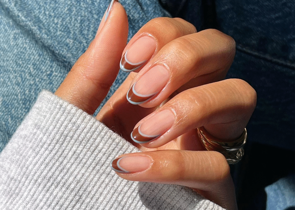 20 French Manicure Ideas With Crisp Autumnal Energy