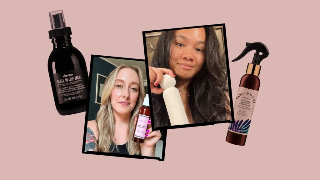 These Leave-in Conditioners Are Basically Tall Glasses of Water for Your Hair