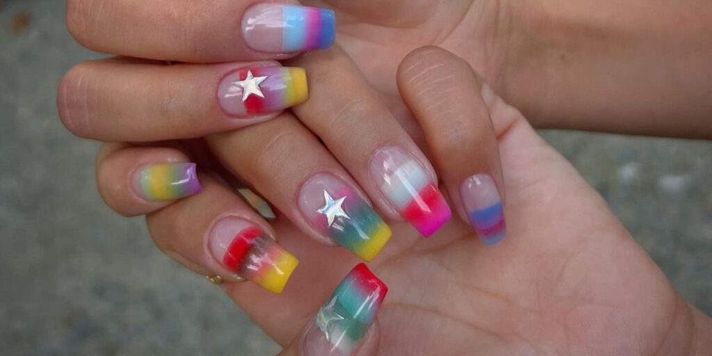 Try the ‘Striped Sweater’ Nail Trend For the Coziest Fall Mani