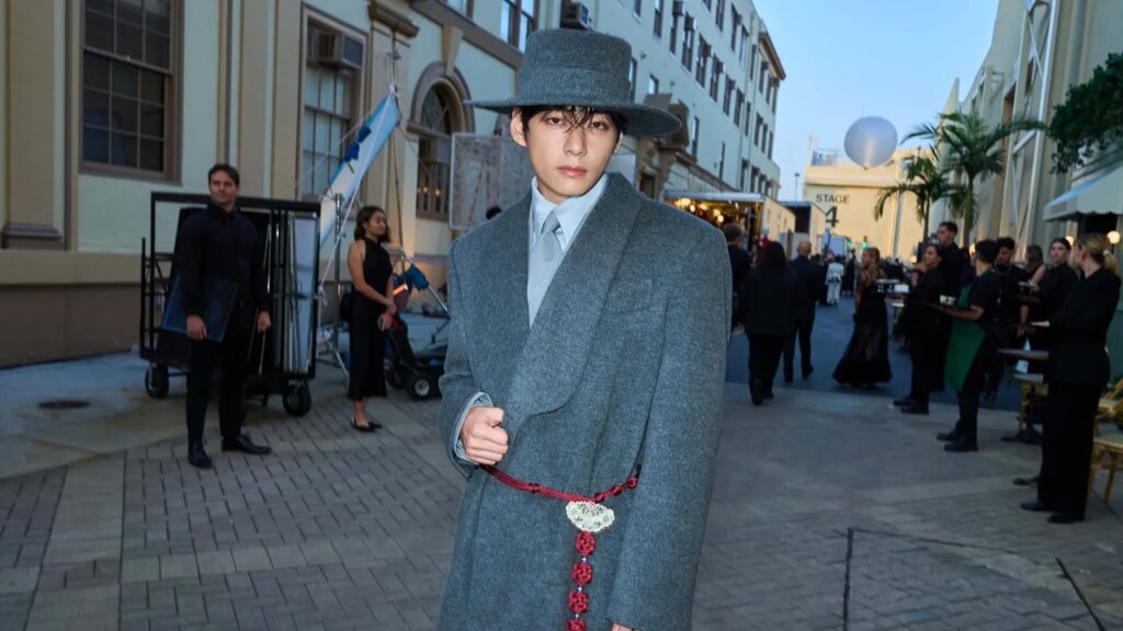 V Suits Up for Vogue World 2025